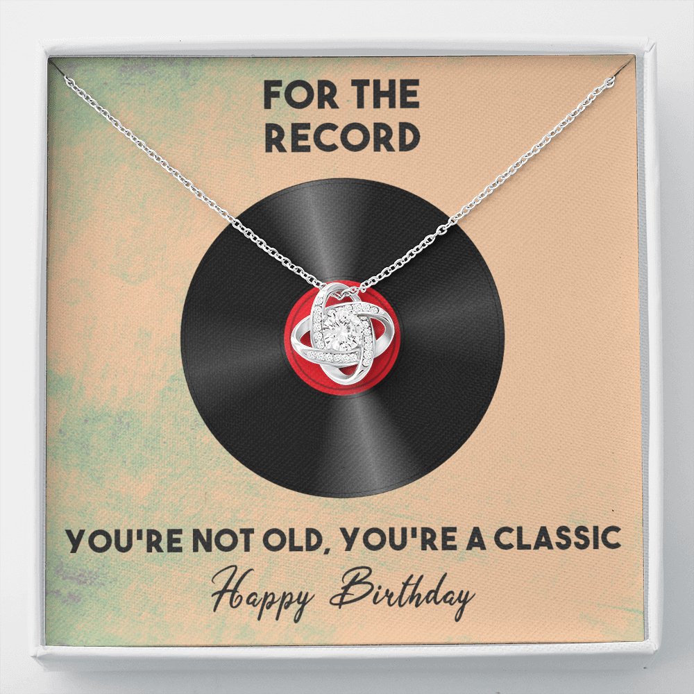 Happy Birthday - For The Record - Love Knot Necklace - Celeste Jewel