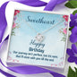 Happy Birthday Gift For Sweetheart - Love Knot Necklace - Celeste Jewel