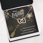 Happy Birthday - Glitters & Champagne - Interlocking Hearts Necklace - Celeste Jewel