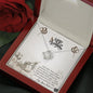 Happy Birthday - Just Like Wine - Love Knot Necklace - Celeste Jewel