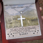 Happy Father's Day Gift For Dad - Wife To Husband - Personalized Cross Necklace - Celeste Jewel
