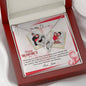 Happy Valentine's Day - Meeting You Was Fate - Intertwined Hearts Necklace - Celeste Jewel