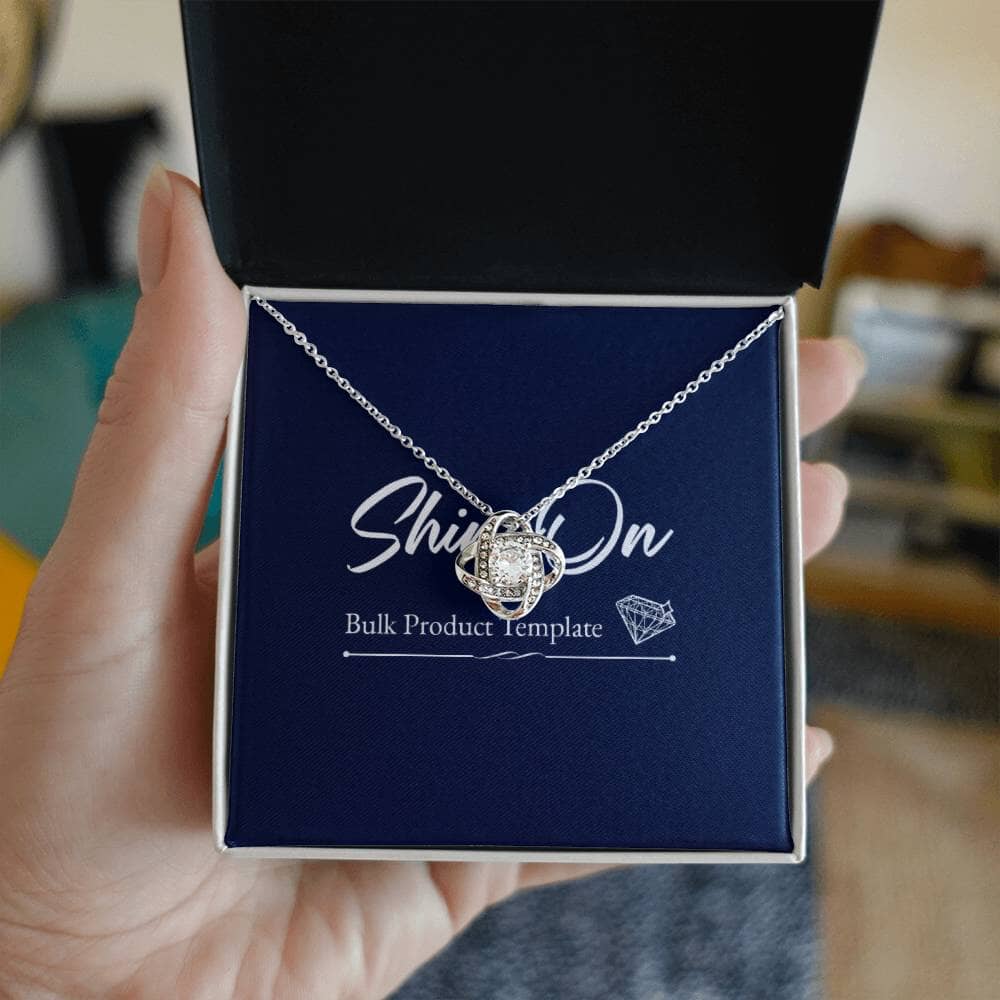 - Love Knot Necklace - Celeste Jewel