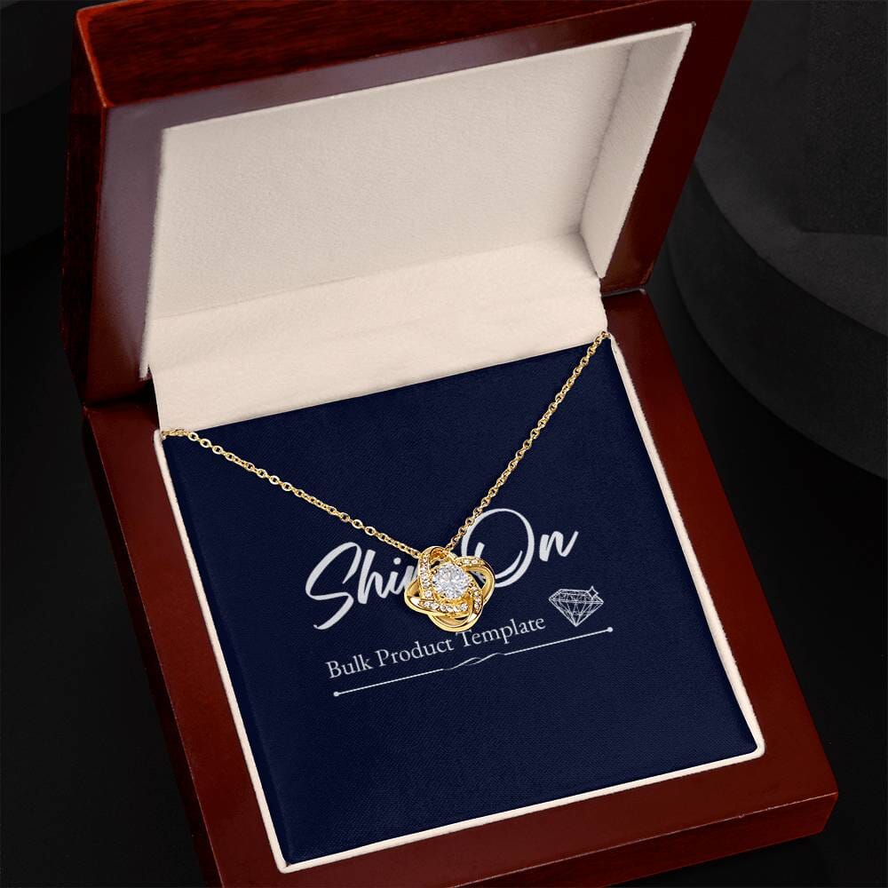 - Love Knot Necklace - Celeste Jewel