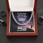 Meaningful Gift - How Big You Dream - Cuban Link Chain Necklace - Celeste Jewel