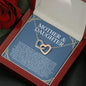 Mother & Daughter - We May Be Apart Today - Interlocking Hearts Necklace - Celeste Jewel