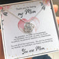 Mother's Day Personalized Gift - Birthday Gift For Mom - You Are Mom - Love Knot Necklace - Celeste Jewel