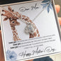 Mother's Day Personalized Gift - I Owe It All To You - Love Knot Necklace - Celeste Jewel