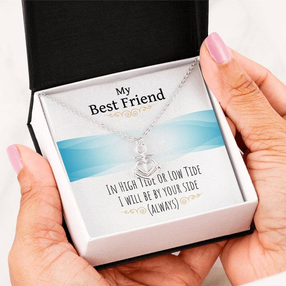 My Best Friend - Always By Your Side - Anchor Necklace - Celeste Jewel