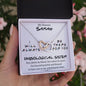 My Dearest Unbiological Sister - Interlocking Hearts Necklace - Celeste Jewel