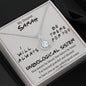 My Dearest Unbiological Sister - Personalized Gift For Best Friend - Eternal Hope Necklace - Celeste Jewel