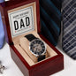 Personalized Birthday Gift For Dad - Men's Skeleton Watch - Celeste Jewel