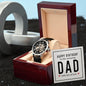Personalized Birthday Gift For Dad - Men's Skeleton Watch - Celeste Jewel