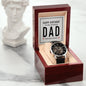 Personalized Birthday Gift For Dad - Men's Skeleton Watch - Celeste Jewel