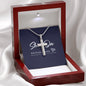 Personalized Cross Necklace - Celeste Jewel