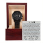 Personalized Gift For Dad - How Special You Are To Me - Black Chronograph Watch - Celeste Jewel