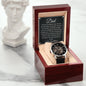 Personalized Gift For Dad - You Are My World - Skeleton Watch - Celeste Jewel