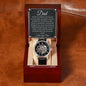 Personalized Gift For Dad - You Are My World - Skeleton Watch - Celeste Jewel