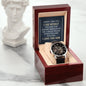 Personalized Gift For Son - When I See You - Men's Skeleton Watch - Celeste Jewel