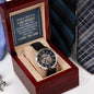 Personalized Gift For Son - When I See You - Men's Skeleton Watch - Celeste Jewel