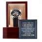 Personalized Gift For Son - When I See You - Men's Skeleton Watch - Celeste Jewel