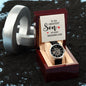 Personalized Wedding Day Gift For Son - Men's Skeleton Watch - Celeste Jewel