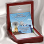 Pickup Line Gift For Her - Dinosaurs - Love Knot Necklace - Celeste Jewel
