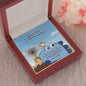 Pickup Line Gift For Her - Dinosaurs - Love Knot Necklace - Celeste Jewel