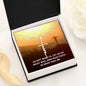 Spiritual Gift - Accept What Is - Faith Cross Necklace - Celeste Jewel