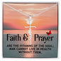Spiritual Gift - Faith & Prayer - Faith Cross Necklace - Celeste Jewel