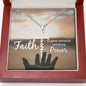 Spiritual Gift - Miracle Working Power - Faith Cross Necklace - Celeste Jewel
