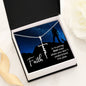 Spiritual Gift - Trusting God - Faith Cross Necklace - Celeste Jewel