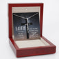 Spiritual Gift - Unseen But Felt - Faith Cross Necklace - Celeste Jewel