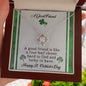St Patrick's Day Gift - A Good Friend - Love Knot Necklace - Celeste Jewel