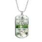 Take The Trails - Dog Tag Necklace With Engraving - Celeste Jewel