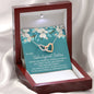 Thank You For Being My Unbiological Sister - Interlocking Hearts Necklace - Celeste Jewel