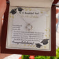 To A Beautiful Girl On Her Graduation - Love Knot Necklace - Celeste Jewel