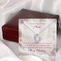 To A Very Special Nurse - Merry Christmas - Eternal Love Necklace - Celeste Jewel