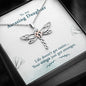 To My Amazing Daughter - Your Wings - Dragonfly Necklace - Celeste Jewel