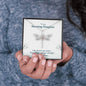 To My Amazing Daughter - Your Wings - Dragonfly Necklace Jewelry
