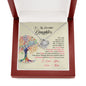 To My Beautiful Daughter - Ability To See Yourself - Love Knot Necklace - Celeste Jewel
