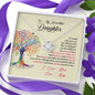 To My Beautiful Daughter - Ability To See Yourself - Love Knot Necklace - Celeste Jewel