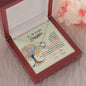 To My Beautiful Daughter - Ability To See Yourself - Love Knot Necklace - Celeste Jewel