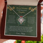 To My Beautiful Daughter Christmas Gift - Love Knot Necklace - Celeste Jewel