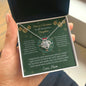 To My Beautiful Daughter Christmas Gift - Love Knot Necklace - Celeste Jewel