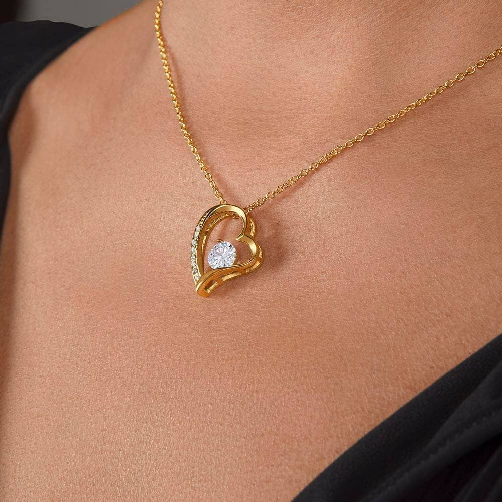 To My Beautiful Daughter - Forever In My Heart - Eternal Love Necklace - Celeste Jewel