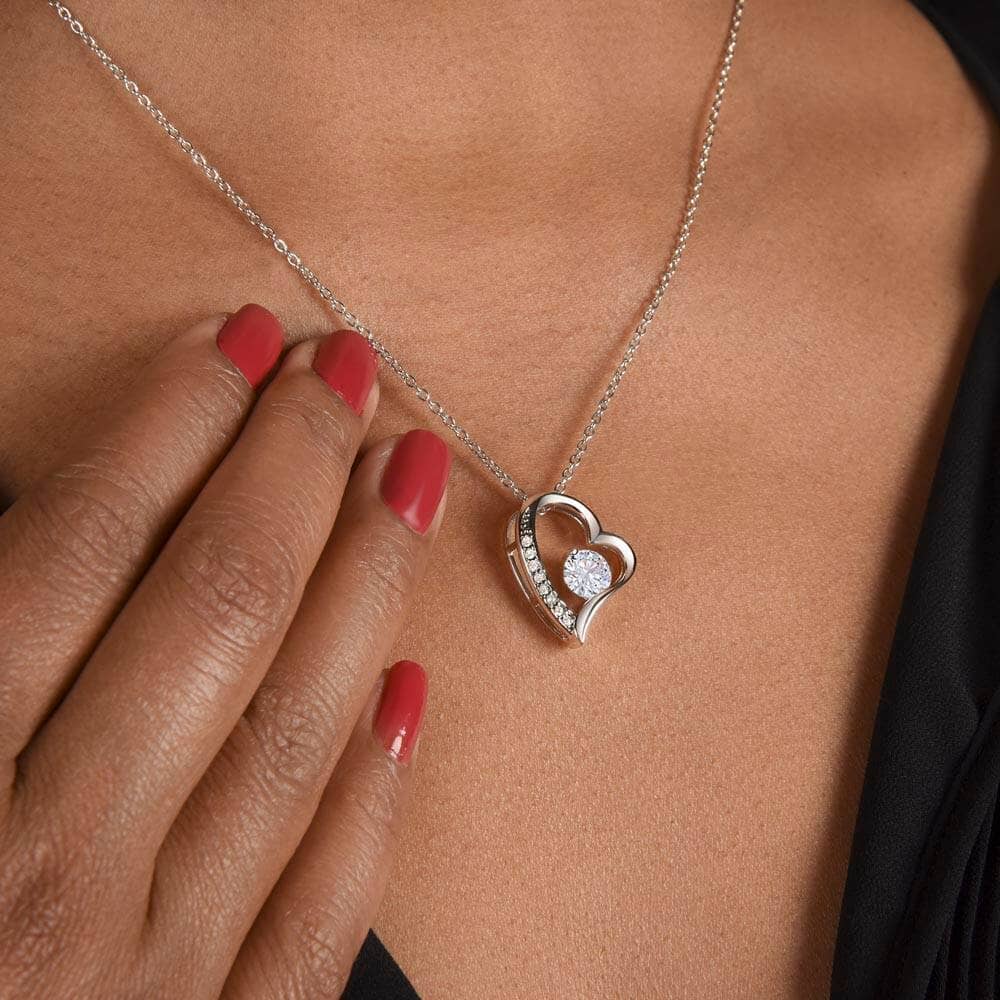 To My Beautiful Daughter - Forever In My Heart - Eternal Love Necklace - Celeste Jewel