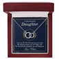 To My Beautiful Daughter - I Love You - Perfect Pair Necklace - Celeste Jewel