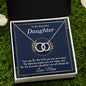 To My Beautiful Daughter - I Love You - Perfect Pair Necklace - Celeste Jewel