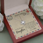 To My Beautiful Daughter - Postcard - Love Knot Necklace - Celeste Jewel